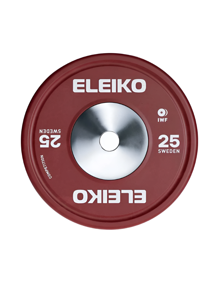 Eleiko IWF Weightlifting Competition Single Plate - 25 kg - Premium from shopiqat - Just $200! Shop now at shopiqat